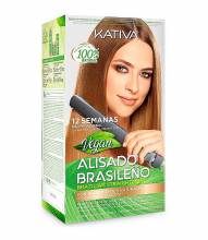 Kativa Alisado Brasileno Kit Vegan - (ολοκληρωμένο πακέτο βραζιλιάνικης θεραπείας κερατίνης)