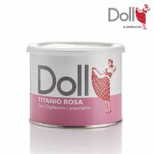 Doll Λιποδιαλυτό κερί ροζ τιτανιο σε βάζο 400ml