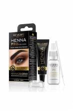 Revers Eyebrow Henna Color Set wit Argan and Castor Oil- ΜΑΥΡΟ