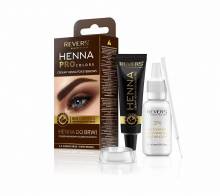 Revers Eyebrow Henna Color Set wit Argan and Castor Oil-Dark Brown